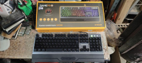 Клавіатури Клавиатуры ^/--/^ Игровая клавиатура с подсветкой RGB GamePro Stinger GK /--/ 599 USB № 24290107 ^_^^^ Ігрова клавіатура з підсвічуванням RGB GamePro Stinger GK /--/ 599 USB No 24290107 - фото фото фото