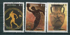 Спорт Спорт ^/--/^ Гвиана Гайана Guyana, Sport  Mi 2061-2063  Seoul 1988 CTO ^_^^^ Гвіана Гайана Guyana, Sport Mi 2061-2063 Seoul 1988 CTO - фото фото фото