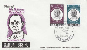 Австралія і океанія Австралия и океания ^/--/^ Самоа Сисифо 1970 ВИЗИТ ПАПЫ ПАВЛА VI РЕЛИГИЯ ХРИСТИАНСТВО ВЕРОИСПОВЕДАНИЕ ВЕРА КПД Mi.230-231 ^_^^^ Самоа Сісіфо 1970 ВІЗИТ ПАПИ ПАВЛА VI РЕЛІГІЯ ХРИСТИАНСТВО ВЕРОІСПОВІДАННЯ ВІРА ККД Mi.230-231 - фото фото фото
