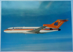 Іноземні Иностранные ^/--/^ Открытка Самолет Hapag-Lloyd Boeing-Jet 727-100  (Germany) ^_^^^ Літак Hapag-Lloyd Boeing-Jet 727-100 (Germany) - фото фото фото