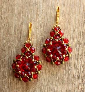 Сережки Серьги ^/--/^ Яркие страстные красивые хрустальные серьги ^_^^^ Яскраві пристрасні красиві кришталеві сережки - фото фото фото