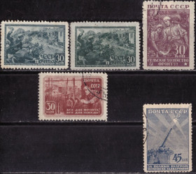 СРСР - СССР - ^/--/^ СССР. Великая Отечественная Война   (серия)* и # 1943 г. ^_^^^ СРСР. Велика Вітчизняна війна (серія) * і # 1943 р. - фото фото фото