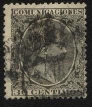 Іспанія Испания ^/--/^ Испания 1889 г. № 194 гашеная ^_^^^ Іспанія 1889 р. No 194 гашена - фото фото фото