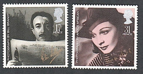 Великобританія Великобритания ^/--/^ Великобритания  (1985) Кинозвезды 20 века. Питер Селлерс и Вивьен Ли ^_^^^ Великобританія (1985) Кінозірки 20 століття. Пітер Селлерс і Вів'єн Лі - фото фото фото