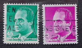 Іспанія Испания ^/--/^ Испания 1985 г - Король Хуан Карлос I, , гаш, 3 шт   (см.фото) ^_^^^ Іспанія 1985 - Король Хуан Карлос I, гаш, 3 шт (див. фото) - фото фото фото