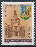 Інше Другое ^/--/^ Австрия Архитектура Геральдика 850 лет Фёклабрук 1984 ^_^^^ Архітектура Геральдика 850 років Феклабрук 1984 - фото фото фото