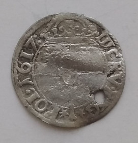 До  року До  года ^/--/^ Польша 3 крейцера, 1617 г, серебро ^_^^^ Польща 3 крейцери, 1617 р, срібло - фото фото фото