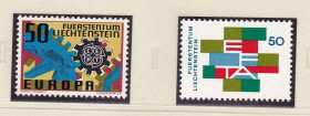 Малі Держави Європи Малые Государства Европы ^/--/^ Лихтенштейн  1967 г MNH  - EUROPA CEPT - EFTA - ^_^^^ Ліхтенштейн 1967 MNH - EUROPA CEPT - EFTA - фото фото фото