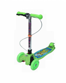 Самокати Самокаты ^/--/^ Самокат детский Scooter Maxi &amp;quot;Медвежата&amp;quot;  Зеленый (2 /--/ T /--/ 1063) ^_^^^ Самокат дитячий Scooter Maxi &amp;quot; Ведмежата &amp;quot; Зелений (2 /--/ T /--/ 1063) - фото фото фото