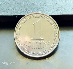 Обігові Обиходные ^/--/^ MN Україна 1 копійка 2009 р., 1 /--/ ВА ^_^^^ MN Украина 1 копейка 2009 г., 1 /--/ ВА - фото фото фото
