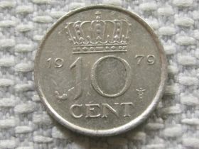 Нідерланди Нидерланды ^/--/^ Нидерланды 10 центов 1979 года #3972 ^_^^^ Нідерланди 10 центів 1979 року #3972 - фото фото фото
