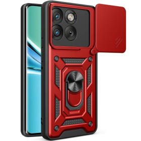 Чохли, бампера Чехлы, бампера ^/--/^ Чохол Fiji Camera Defence для Motorola Edge 70 бампер із захистом камери та підставкою Red ^_^^^ Чехол Fiji Camera Defence для Motorola Edge 70 бампер с защитой камеры и подставкой Red - фото фото фото