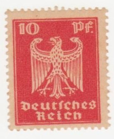 Веймарська республіка Веймарская республика ^/--/^ Германия  ( Рейх) 1924 г. №  355  ^_^^^ Німеччина (Рейх) 1924 р. No 355 - фото фото фото