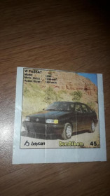 Інше Другое ^/--/^ Вкладыш Baycan BombiBom серия 1 номер 45 авто ^_^^^ Baycan BombiBom серія 1 номер 45 авто - фото фото фото