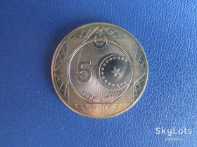 Туреччина Турция ^/--/^ Монета 5 лір Туреччина 2024 ^_^^^ Монета 5 лир Турция 2024 - фото фото фото