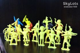 Фігурки, солдатики Фигурки, солдатики ^/--/^ индейцы трапперы ковбои 54 /--/ мм LEYLA ФРГ ПОЛНЫЙ набор 20 фигурок ^_^^^ індіанці траппери ковбої 54 /--/ мм LEYLA ФРН Повний набір 20 фігурок - фото фото фото