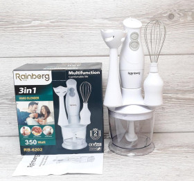 Блендери Блендеры ^/--/^ Блендер Rainberg RB – 6202 350 /--/ W 3 /--/ в /--/ 1 занурювальний блендер подрібнювач ^_^^^ Блендер Rainberg RB – 6202 350 /--/ W 3 /--/ в /--/ 1 погружающий блендер измельчитель - фото фото фото