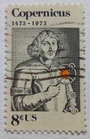Північна Америка Северная Америка ^/--/^ США 1973 Коперник, гашеная ^_^^^ 1973 — Коперник, гашена - фото фото фото