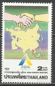 Таїланд Таиланд ^/--/^ Таиланд 1996 сотрудничество Азия-Европа 1 /--/ м. ^_^^^ Таїланд 1996 співпраця Азія-Європа 1 /--/ м. - фото фото фото