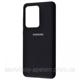 Чохли, бампера Чехлы, бампера ^/--/^ Samsung S /--/ 20 Ultra G /--/ 988 Чехол микрофибра Silicone Cover (черный) ^_^^^ Samsung S /--/ 20 Ultra G /--/ 988 Чехол мікрофібра Silicone Cover (чорний) - фото фото фото