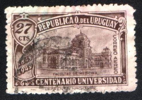 Південна Америка Южная Америка ^/--/^ Уругвай  (1949) 100-летие Университета Монтевидео ^_^^^ Уругвай (1949) 100-річчя Університету Монтевідео - фото фото фото