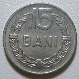 Румунія Румыния ^/--/^ Румунія 15 бані 1966 року #39925 ^_^^^ Румыния 15 купола 1966 года #39925 - фото фото фото