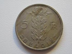 Бельгія Бельгия ^/--/^ Бельгия 5 франков 1973 года BELGI 33097 ^_^^^ Бельгія 5 франків 1973 року BELGI 33097 - фото фото фото