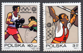 Польща Польша ^/--/^ Польща 1972 - ХХ олімпійські ігри  (Г) ^_^^^ Польша 1972 - ХХ олимпийские игры (Г) - фото фото фото