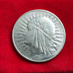 - року - года ^/--/^ 10 злотых 1933 года Ядвига монета серебро Польша fbm /--/ 616 ^_^^^ 1933 Ядвіга монета срібло Польща fbm /--/ 616 - фото фото фото