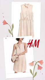 Сукні Платья ^/--/^ Базова міді сукня h&amp;amp;m нюдова бежева кремова сатинове плаття ^_^^^ Базовая меди платья h&amp;amp;m обонятельная бежевая кремовая сатиновое платье - фото фото фото