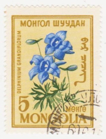 Монголія Монголия ^/--/^ Монголия 1960 г. № 185 гашеная ^_^^^ Монголія 1960 р. No 185 гашена - фото фото фото