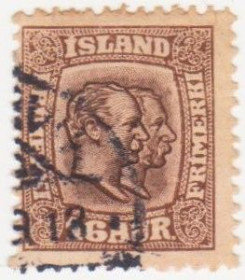 Ісландія Исландия ^/--/^ Исландия 1907 /--/ г № 55 гашеная ^_^^^ Ісландія 1907 /--/ р No 55 гашена - фото фото фото