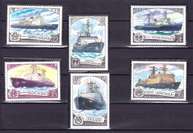 Транспорт Транспорт ^/--/^ Флот . СССР  1978 г MNH   - ледоколы ^_^^^ СРСР 1978 MNH - криголам - фото фото фото