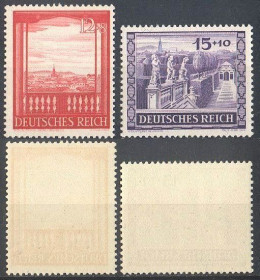 Третій Рейх (-) Третий Рейх (-) ^/--/^ 1941 - Рейх - Ярмарок у Відні Mi.804-805 _13,0 € ** ^_^^^ 1941 - Рейх - Ярмарка в Вене Mi.804-805 _13,0 € ** - фото фото фото