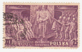 Польща Польша ^/--/^ Польша 1939 г.№ 320 гашеная ^_^^^ Польща 1939 р. No 320 гашена - фото фото фото