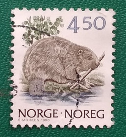 Фауна Фауна ^/--/^ Норвегия 1990 г - Норвежская фауна, гаш, 2 шт  (см.фото) ^_^^^ Норвегія 1990 р - Норвезька фауна, гаш, 2 шт (див.фото) - фото фото фото