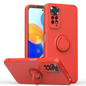 Чохли, бампера Чехлы, бампера ^/--/^ Чохол Fiji Holder Ring для Xiaomi Redmi Note 11 / Note 11 /--/ s бампер накладка з підставкою Red ^_^^^ Чехол Fiji Holder Ring для Xiaomi Redmi Note 11 / Note 11 /--/ s бампер накладка с подставкой Red - фото фото фото