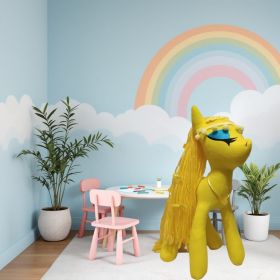 М'які іграшки Мягкие игрушки ^/--/^ Фетровая мягкая игрушка пони желтый 35 см 03901 ^_^^^ Фетрова м'яка іграшка поні жовтий 35 см 03901 - фото фото фото