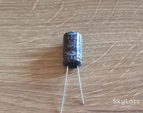 Конденсатори Конденсаторы ^/--/^ 3,3 /--/ мкФ*  450 /--/ В. Samwha 105°C ^_^^^ 3,3 /--/ мкФ* 450 /--/ В. Samwha 105°C - фото фото фото