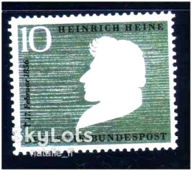 НДР, ФРН ГДР, ФРГ ^/--/^ Германия   1956  г  MNH -  личности - 100 лет смерти Г. Гейне  - ^_^^^ Німеччина 1956 р. MNH - особи - 100 років смерті Г. Гейне - фото фото фото