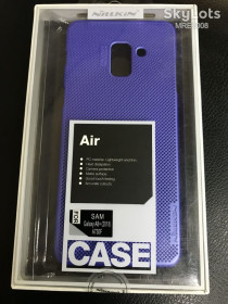 Чохли, бампера Чехлы, бампера ^/--/^ Чехол Nillkin Air Case для Samsung Galaxy A /--/ 8 Plus A /--/ 730 blue ^_^^^ Nillkin Air Case для Samsung Galaxy A /--/ 8 Plus A /--/ 730 blue - фото фото фото