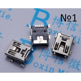 Роз'єми, гнізда Разъемы, гнезда ^/--/^ Разъемы mini USB №1 ^_^^^ Роз'єми mini USB No /--/ 1 - фото фото фото