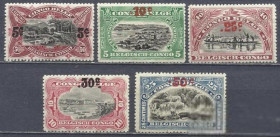Інші країни Другие страны ^/--/^ Конго бельг. 1922 виды транспорт пирога надп. 5 /--/ м. ^_^^^ Конго бельг. 1922 види транспорт пирога надп. 5 /--/ м. - фото фото фото