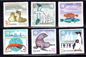 Фауна Фауна ^/--/^ NM Фауна Польша 1988 г  MNH - флот ^_^^^ NM Фауна Польща 1988 р MH - флот - фото фото фото