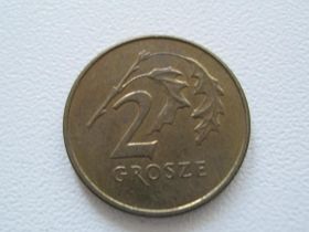 Сучасна (після ) Современная (после ) ^/--/^ Польша 2 гроша 1992 года #14757 ^_^^^ Польща 2 гроша 1992 року #14757 - фото фото фото