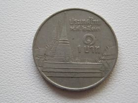 Таїланд Таиланд ^/--/^ Таиланд 1 бат 1990 года 22959 ^_^^^ Таїланд 1 бат 1990 року 22959 - фото фото фото