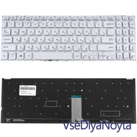 Клавіатури Клавиатуры ^/--/^ Клавиатура для ноутбука ASUS (X /--/ 530 series) rus, silver, без фрейма, подсветка клавиш ^_^^^ Клавіатура для ноутбука ASUS (X /--/ 530 series) rus, silver, без фрейму, підсвічування клавіш - фото фото фото