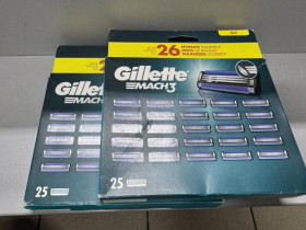 Інше Другое ^/--/^ Сменные картриджи для бритья Gillette Mach /--/ 3  25 шт Новые! ^_^^^ Gillette Mach /--/ 3 Змінні картриджі для бриття 25 шт Нові! - фото фото фото