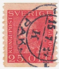 Скандинавія Скандинавия ^/--/^ Швеция 1921 г. № 146 гашеная ^_^^^ Швеція 1921 р. No 146 гашена - фото фото фото