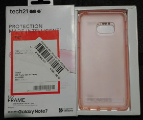 Чохли, бампера Чехлы, бампера ^/--/^ Чехол Розовый Противоударный для Samsung Galaxy Note 7 от tech /--/ 21 ^_^^^ Протиударний для Samsung Galaxy Note 7 від tech /--/ 21 - фото фото фото